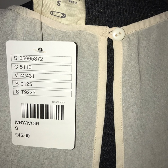 UO Pins & Needles Sheer Ivory Blouse - Picture 6 of 6